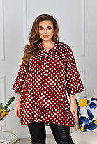 Блуза туніка горошок, фото 2
