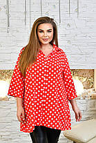 Блуза туніка горошок, фото 5