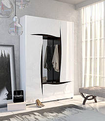 Передпокій Амулет Майстер Форм 1570 х 400 х 2330h МДФ білий глянець