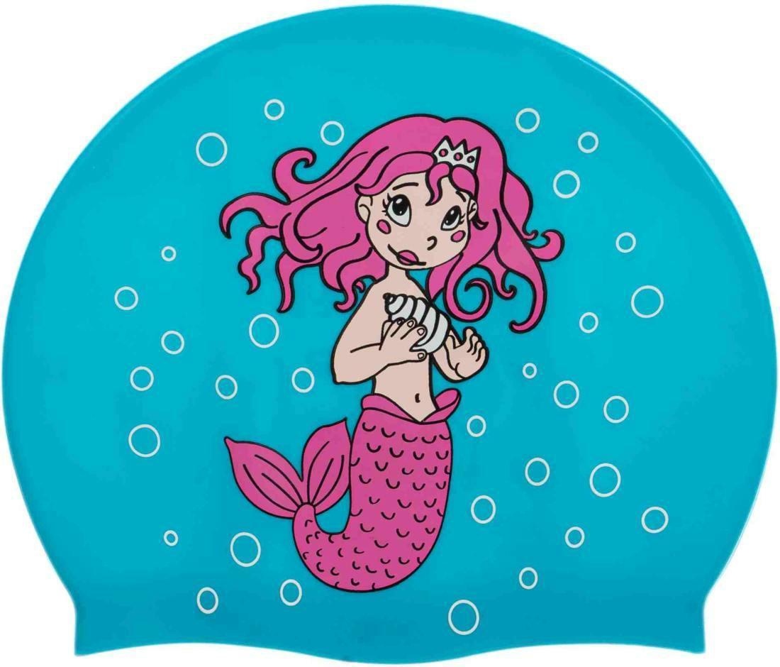 Шапочка для плавання дитяча Aqua Speed Kiddie Mermaid для басейну, силікон, фото 1
