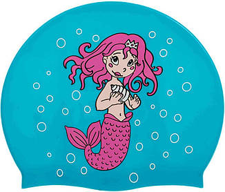 Шапочка для плавання дитяча Aqua Speed Kiddie Mermaid (original) для басейну, силікон