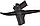 Кобура Colt 1911 поясна + прихованого внутрішньобрючного носіння не формована з кліпсою (шкіра, чорна), фото 4
