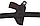 Кобура для ЛІВШІ для ПМ-Макарова поясна + прихованого носіння на скобі (oxford 600d/шкіра, чорна), фото 3