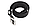 Ремінь 130 см "Портупея" поясний армійський портупейний офіцерський ремінь пояс(шкіряний, чорний), фото 2