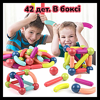 Magnetic Sticks Магнітний конструктор 42 pcs Конструктор для дітей від 1 року