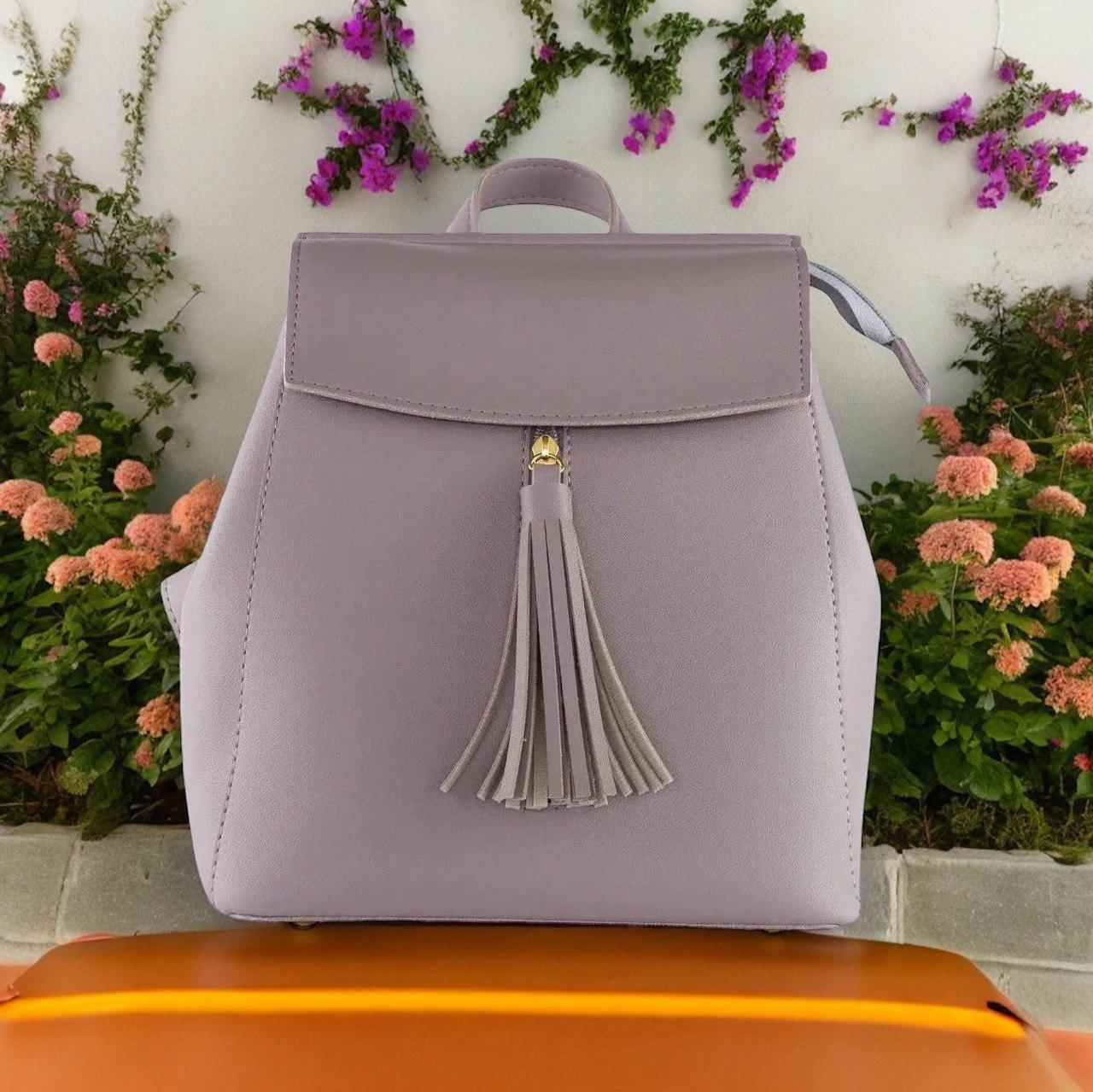 Рюкзак жіночий Betty Pretty з екошкіри бузковий 915LAVANDER