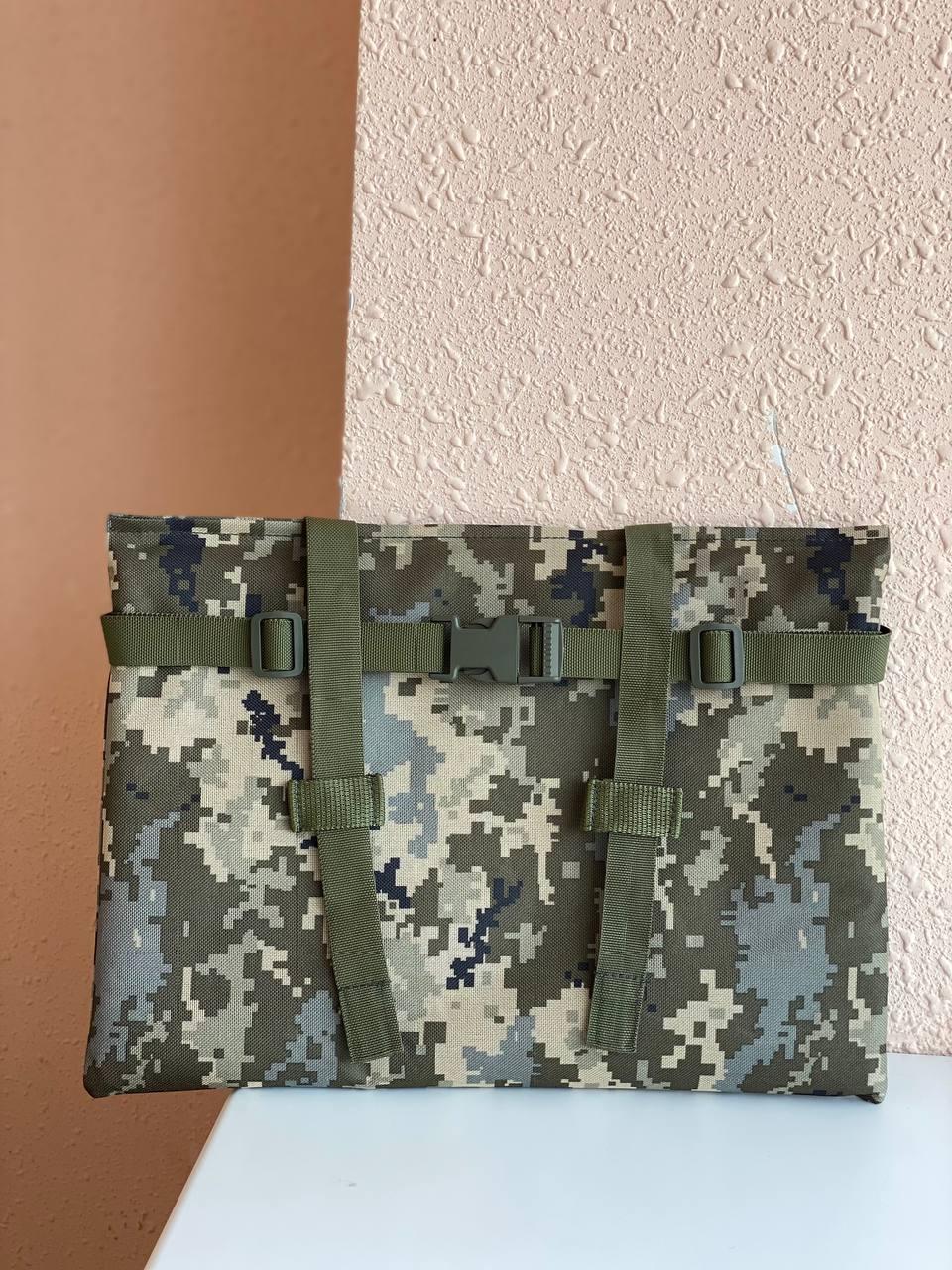 Тактичний каремат для сидіння на системі MOLLE(Піксель)(Олива)(Мультикам), фото 1