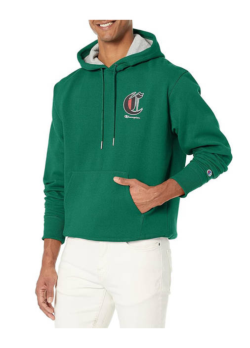 Толстовка чоловіча Champion Powerblend Fleece Pullover Hoodie 1 L Green, фото 1