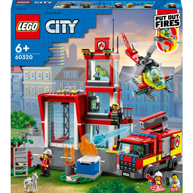 LEGO City 60320 Пожежне депо Конструктор лего сіті Пожежне депо 60320, фото 1