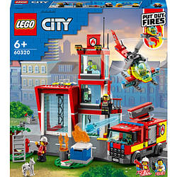 LEGO City 60320 Пожежне депо Конструктор лего сіті Пожежне депо 60320