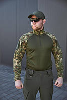 Убакс Боевая рубашка Хищник с налокотником летняя легкая рипстоп армейская кулмакс удобная ВСУ для военных