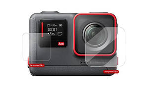 Захисне скло на лінзу та екран для екшн-камери Insta360 Ace Telesin S6-FLM-03-TIS, фото 4