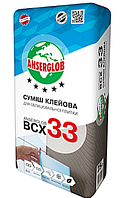 BCX 33 ЗИМА Суміш клейова для облицювальної плитки 25 кг