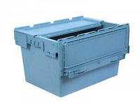 Ящик пластиковый с крышкой 600х400х345 для дистрибуции N6433-ALC Код/Артикул 132 N6433-ALC