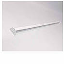 Поперечина в  рейку овальна  90 см  біла , сіра навесна, фото 2