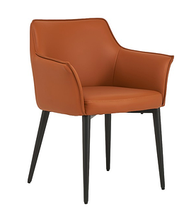 Стілець M-90 штучна шкіра теракотовий TM Vetro Mebel
