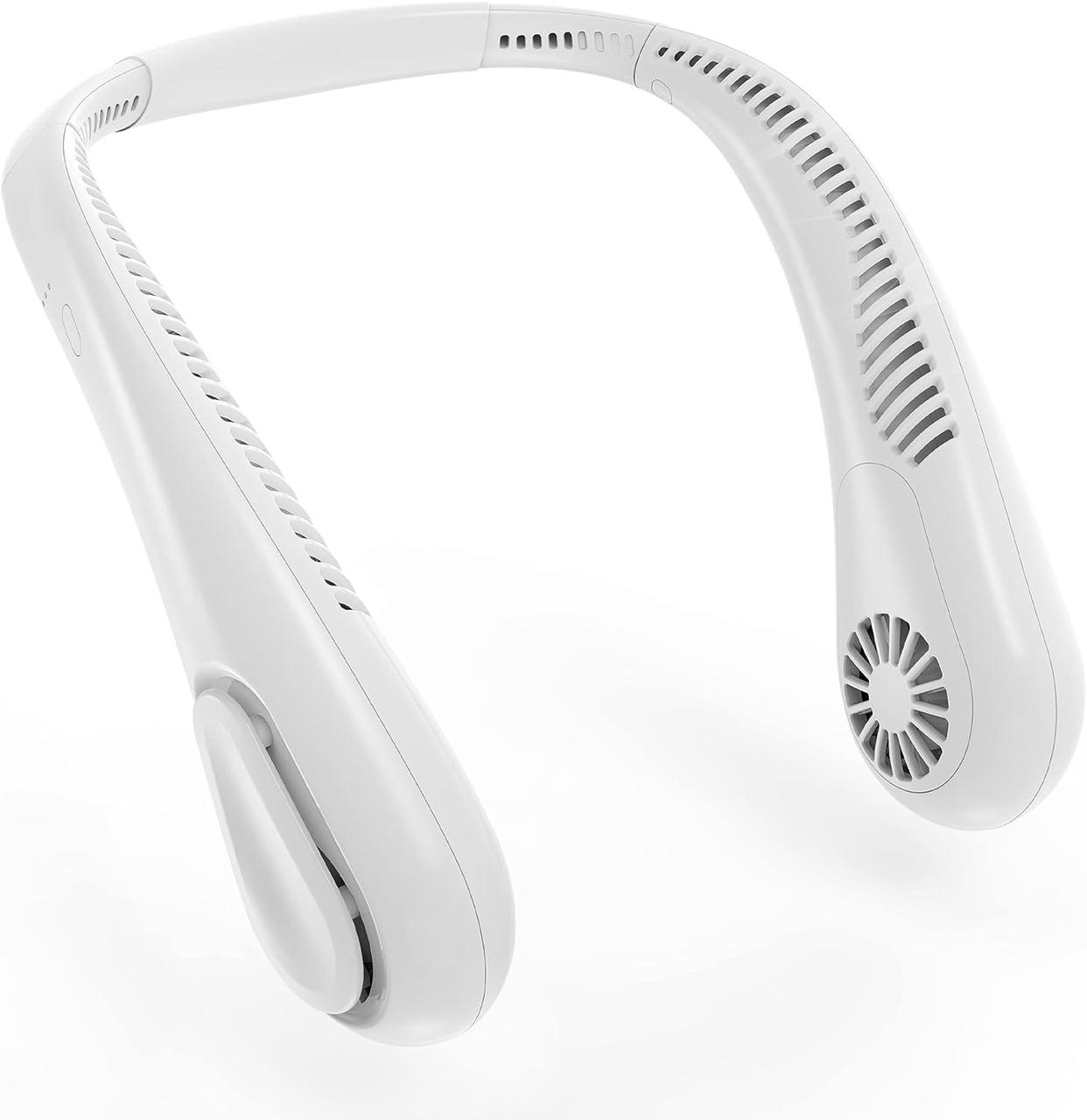 Безлопатевий шийний вентилятор, акумуляторна батарея ємністю 5000 мА·год, максимальний час роботи 21 год, 4, фото 1