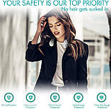 Безлопатевий шийний вентилятор, акумуляторна батарея ємністю 5000 мА·год, максимальний час роботи 21 год, 4, фото 4