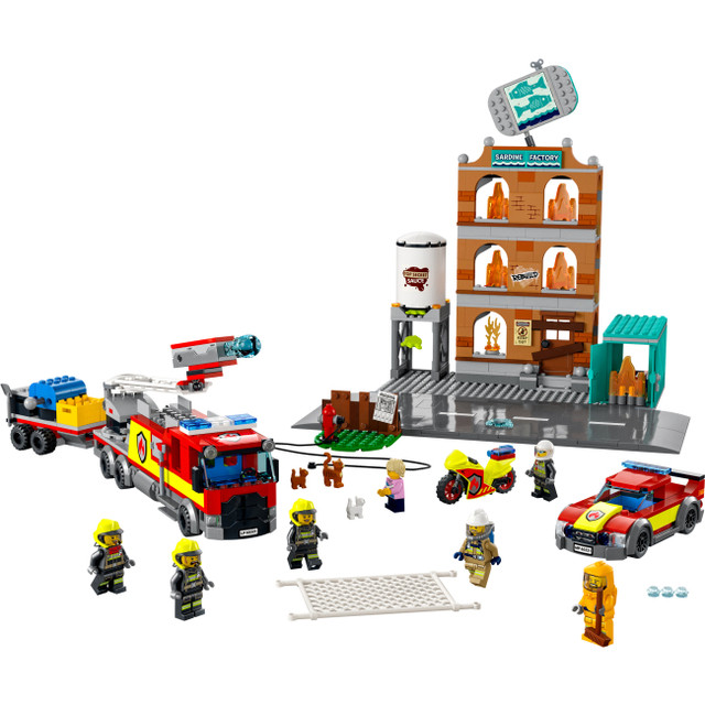 LEGO City 60321 Пожежна бригада Конструктор лего сіті Пожежна бригада 60321