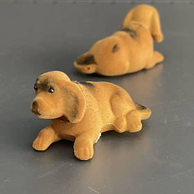 Собачка мала в автомобіль "З махаючою головою" шоколадна подарунок