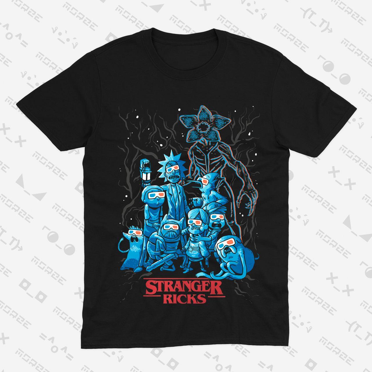 Футболка чорна Morze Rick and Morty V1 XL