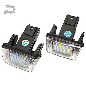 Плафон підсвітки номера led 206 Peugeot 634099 6340F9 6340E8