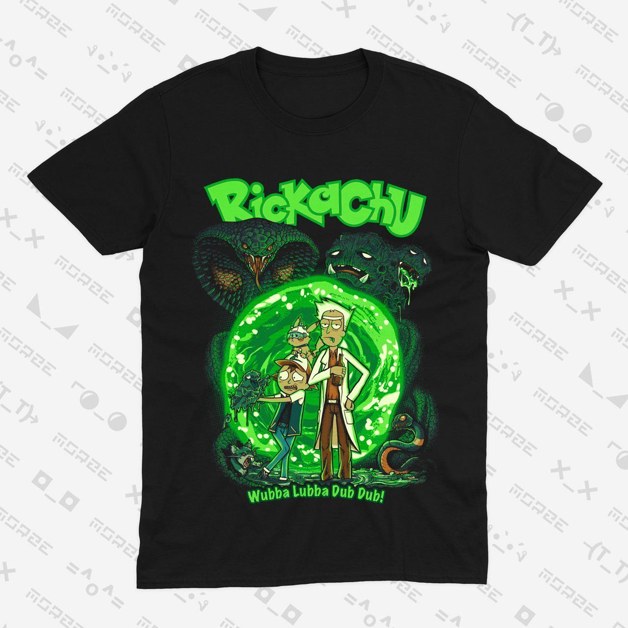 Футболка чорна Morze Rick and Morty V3 L