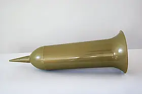 Ваза Флакон конус золотий