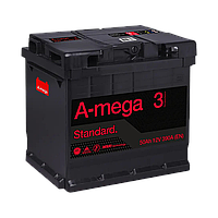 Аккумулятор авто Мегатекс A-mega Standard (М3) 6СТ-50-АЗ (лев) ТХП 390