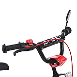 Велосипед двоколісний дитячий Profi (колеса 18", багажник, дод. колеса, складання 75%) MB 18031-1 Червоний, фото 3