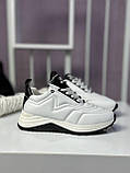 Кросівки жіночі Best Vak білі шкіряні повсякденні демісезонні, фото 4