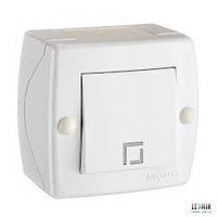 Кнопка дзвінкова, Mono Electric, OCTANS IP 20(білий)