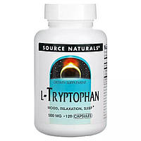 Аминокислота Source Naturals L-Tryptophan 500 mg, 120 капсул CN12072 SP