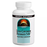 Витамины и минералы Source Naturals Ultra Chromium Picolinate 500 mcg, 60 таблеток CN13612 SP