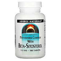 Натуральная добавка Source Naturals Phytosterol Complex with Beta-Sitosterol, 180 таблеток CN13597 SP