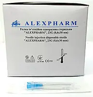 Голки для мезотерапії 23g 0,6-30mm ALEXPHARM Алексфарм 100шт