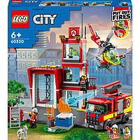 LEGO City 60320 Пожежне депо Конструктор лего сіті Пожежне депо 60320
