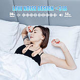 Портативний шийний вентилятор USB, безлопатевий шийний вентилятор на 6000 мА·год, фото 5