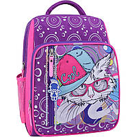 Рюкзак школьный для девочки на 8 литров Bagland Школьник фиолетовый 501 (0012870)