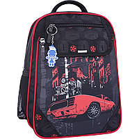 Рюкзак школьный для мальчика на 20 литров Bagland Отличник черный 568 (0058070)