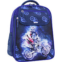 Рюкзак школьный для мальчика на 20 литров Bagland Отличник 225 синий 507 (0058070)