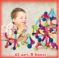 Magnetic Sticks Магнітний конструктор 42 pcs Конструктор для дітей від 1 року