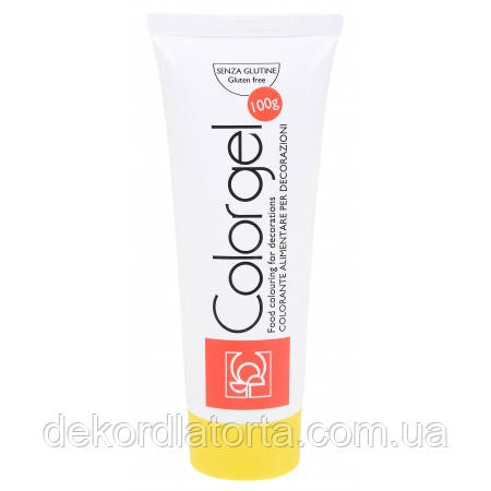 Барвник гелевий Modecor Лимонний 100 гр