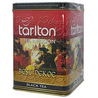 Чай Tarlton чорний Супер Пекоє 250 грам у жерстяній банці