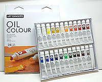 Художні олійні (масляні) фарби 24 кольори по 12мл "Art Rangers" / "Oil colour" / набір художніх масляних фарб