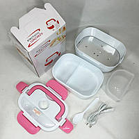 Ланч бокс электрический с подогревом Lunch Heater 220 V Pro. TO-982 Цвет: розовый