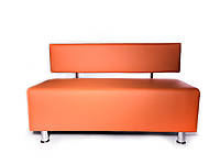 Офисный диван Rimos Konor без нишы 120х55х75 см Оранжевый (Z-28_120)