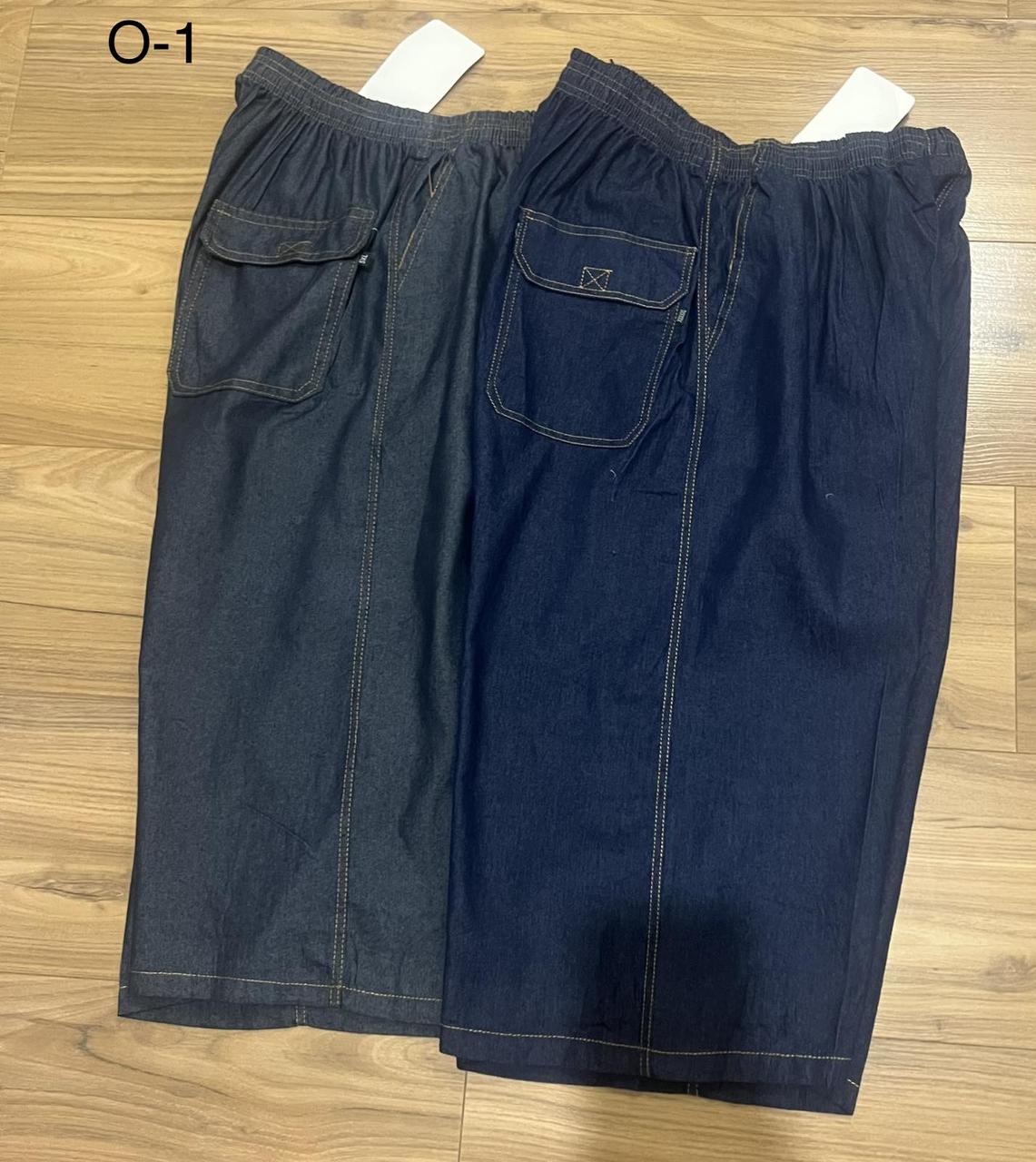 Бриджі чоловічі джинс розмір норма XL-5XL (48-56) (від 5 шт.), фото 1