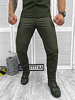 Мужские тактические брюки Escalade Oliva, тактические военные штаны олива рип стоп, армейские брюки осень ВСУ