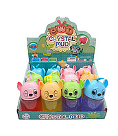 Слайм Стіч з блискітками 11 см.